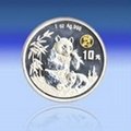 1996年1盎司加字熊猫币