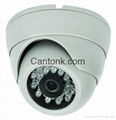 IR CCTV indoor camera plastic dome 1