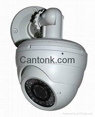 Dome camera with IR night vision