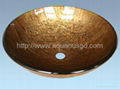 1/2" Thick Artistic Glass Sink Bowl