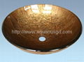 1/2" Thick Artistic Glass Sink Bowl AQ2060