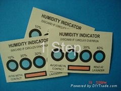 Convenient humidity indicator card, 5-60%RH, blue-pink