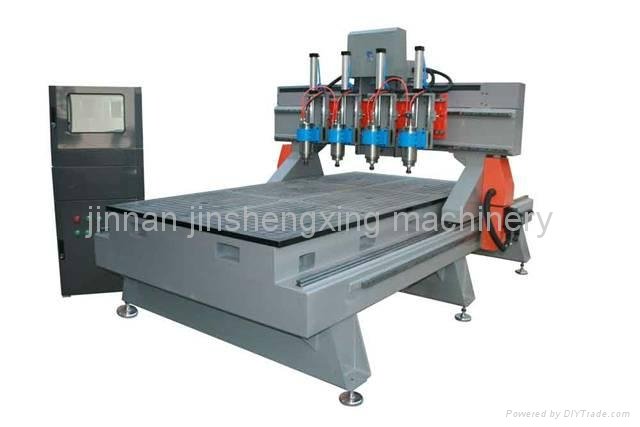 four heads cnc wood engraving machine