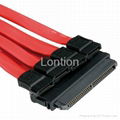 mini sas cable 36p to sata  7p