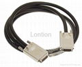   External MINI SAS Cable - 4xSAS (SFF-8470)  to 4x SAS (SFF-8470 ) 1