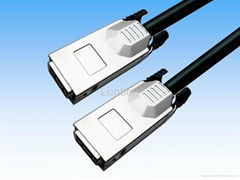   External MINI SAS Cable - 4xSAS (SFF-8470)  to 4x SAS (SFF-8470 )