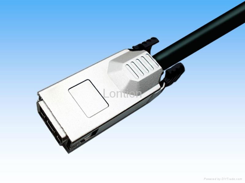   External MINI SAS Cable - 4xSAS (SFF-8470)  to 4x SAS (SFF-8470 ) 4