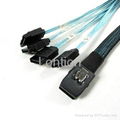 mini sas cable 36p to sata  7p 3