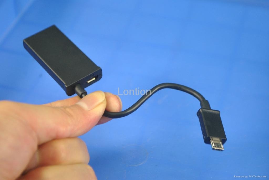 Mirco USB MHL to HDMI Adapter Cable for Samsung i9100 galaxy S2 and HTC 2