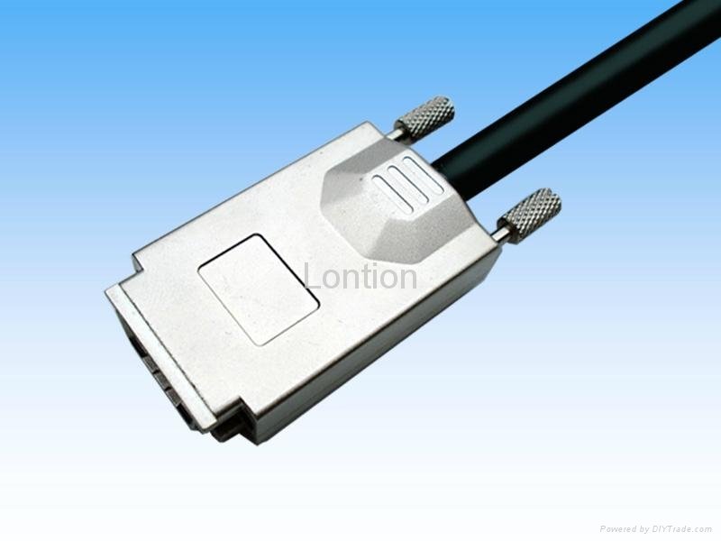   External MINI SAS Cable - 4xSAS (SFF-8470)  to 4x SAS (SFF-8470 ) 2