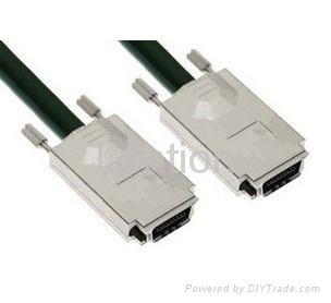   External MINI SAS Cable - 4xSAS (SFF-8470)  to 4x SAS (SFF-8470 ) 4