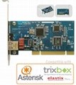 TE110P asterisk card with 1 E1/T1 port
