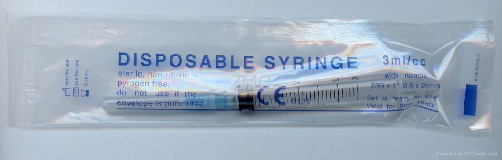 Disposable Syringes with Needles