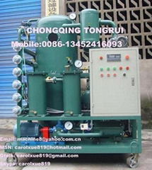 Double stage vacuum transformer oil recycling machine