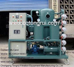 Single stage vacuum transformer oil