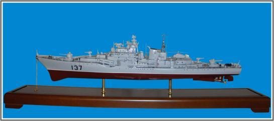 艦船模型福州號137驅逐艦