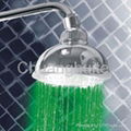 Temperature Sensitive LED 4 Color changing Shower Head