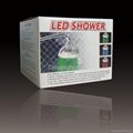 Temperature Sensitive LED 4 Color changing Shower Head 3