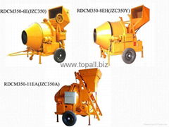 Electric Motor Powered Concrete Mixer