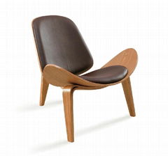 Solid wood chair shell chair designer