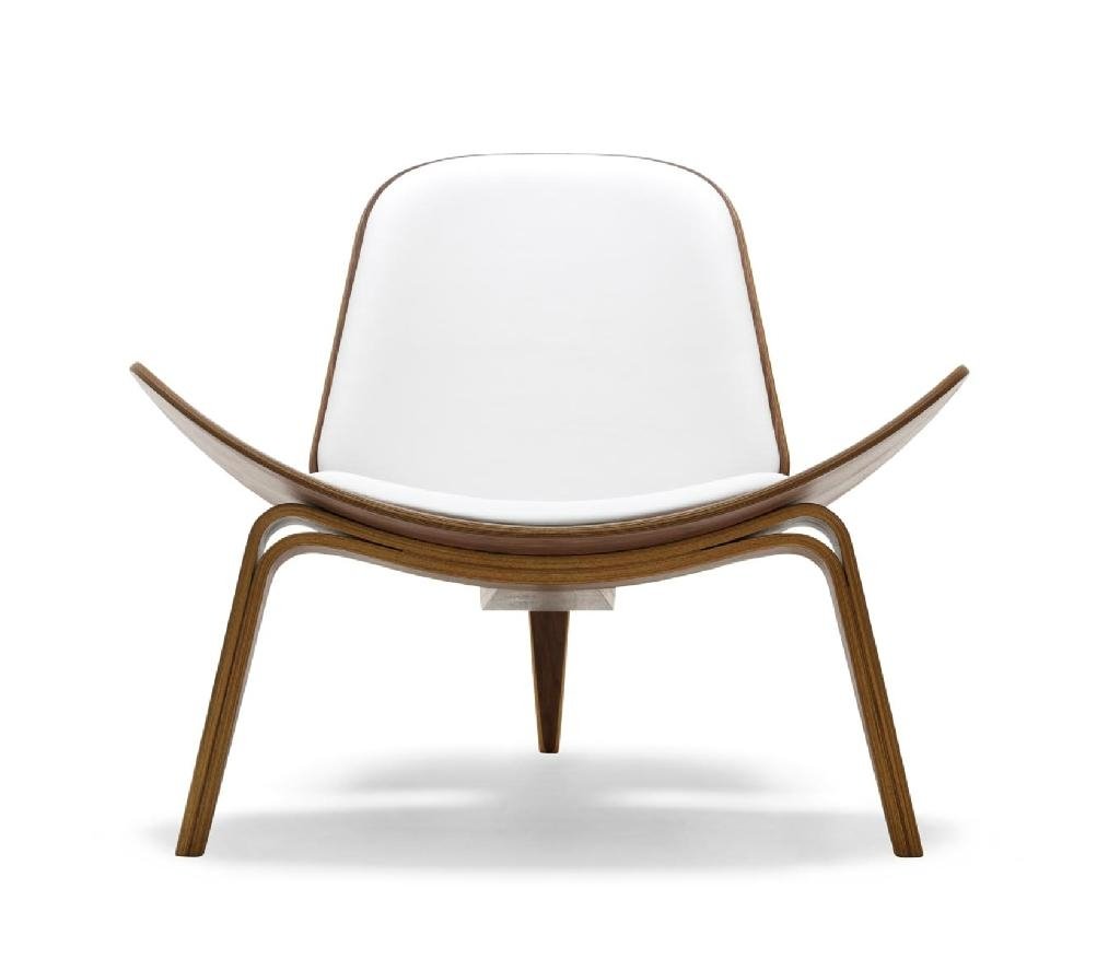Solid wood chair shell chair designer chair living room chair leisure chair 3