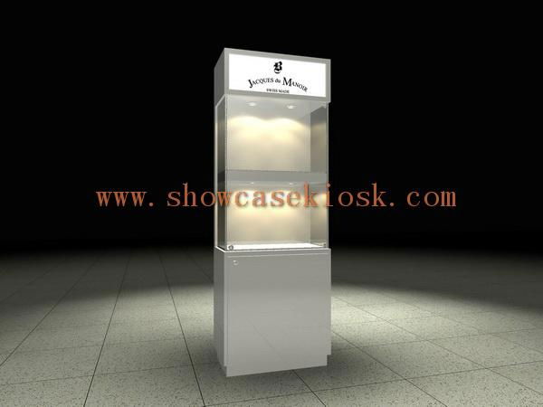 watch counter for mall kiosk