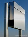 Stainless steel mailbox