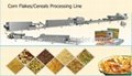 Breakfast cereal corn flakes processing line 1