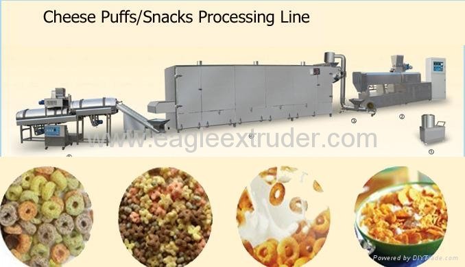 Jinan Eagle company offer Cheese corn cheetos snacks food machines
