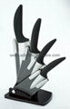 Ceramic Knife Set with Acrylic Knife Holder 1