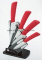 Ceramic Knife Set with Acrylic Knife Holder 5