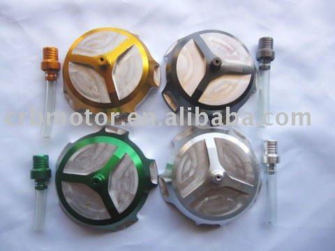 CNC New Billet Aluminum Gas Cap + Vent for Pit Bikes 3