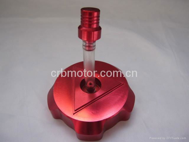 CNC New Billet Aluminum Gas Cap + Vent for Pit Bikes 5