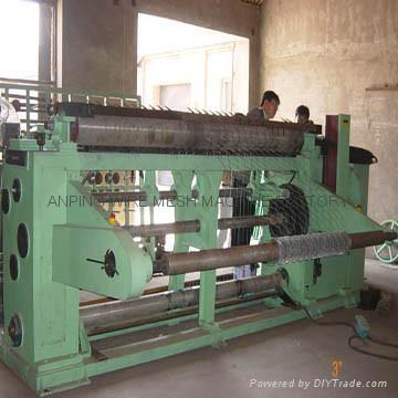 hexagonal wire netting machine