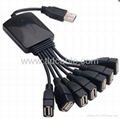 7 port USB 2.0 Hub 1