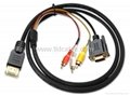 HDMI VGA 3RCA Cable 1