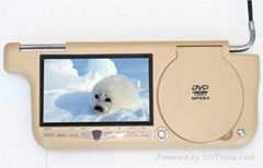 Sun Visor DVD player with 7 inch screen