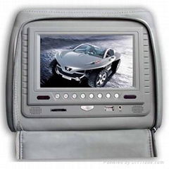 Head-Rest DVD Player with 7" screen (9 inch is also available)