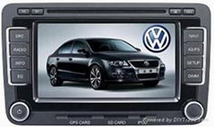 Volkswagen 6.5" Indash car dvd player #6502 optical parking system 