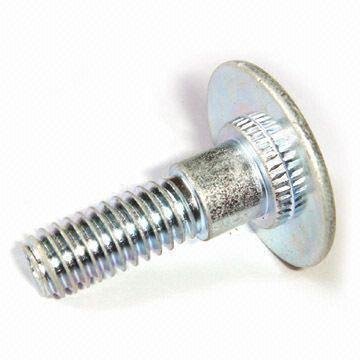 Hexagonal Round Head Screw, Used as Fastener and Made of Iron