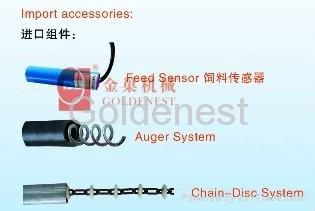 Chain-disc feeding system