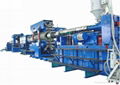 Double wall corrugated pipe extrusion line 2