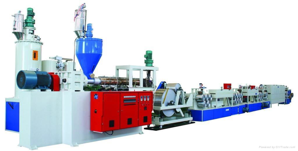 PET strap band extruding  production line