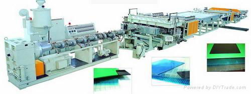 Hollow Grid Plate Extruding Machine 