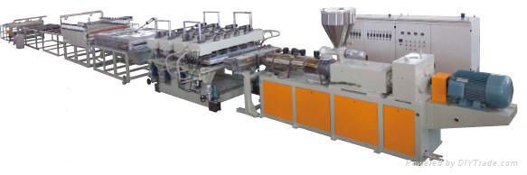 PVC Skining Foaming Board Extrusion Line