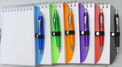 PP notebook with pen