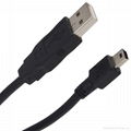 USB miniB Cable -5 Pin 1