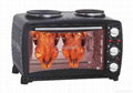 electric oven with double cooking plate 2