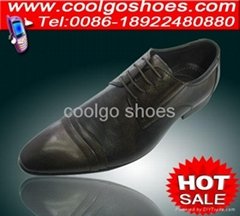 Spanish design piece leather men shoes factory in Guangzhou China