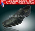 black men leather  shoes